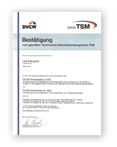 Das TSM-Zertifikat für Gas und Wasser